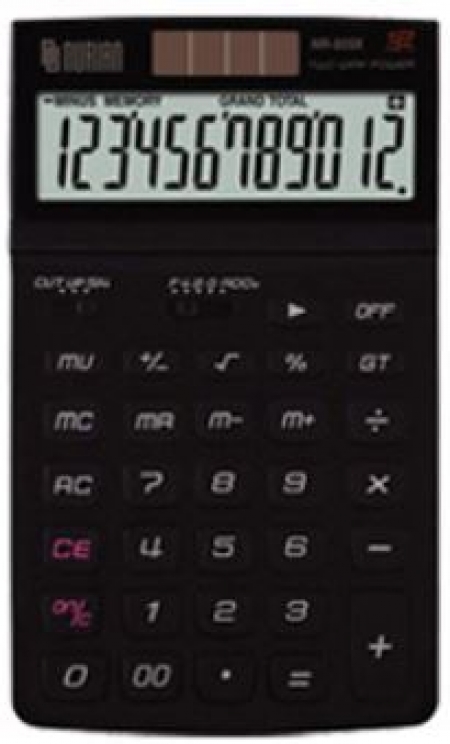 [누리안] 탁상용 칼라 일반 계산기 NR- 805K 블랙 #2