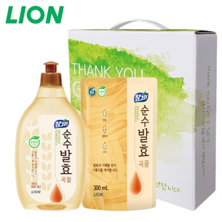 참그린 순수 발효곡물 주방세제, 주방세제 리필, 2개 선물세트 #2