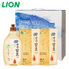 참그린 순수 발효곡물 주방세제, 주방세제 리필 3개 선물세트