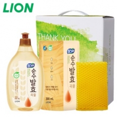 참그린 순수 발효곡물 주방세제, 수세미 2개 선물세트