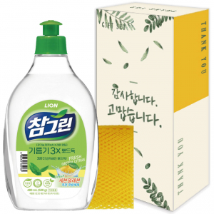 참그린 녹차 뽀드득 주방세제, 수세미 1개 선물세트