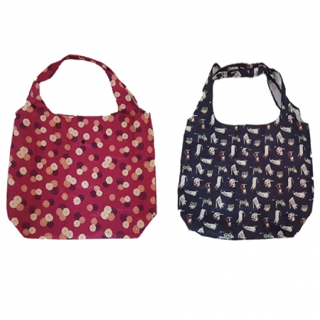 똑딱이 이중 장바구니 휴대용 시장가방 에코백 50*34cm #2