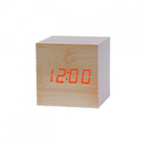 LED 시계 (연브라운) 탁상시계 인테리어 시계