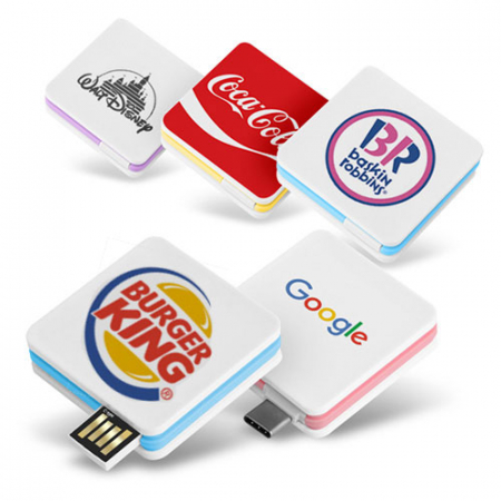 ALIO 스핀 스퀘어 USB OTG 메모리 8G #2