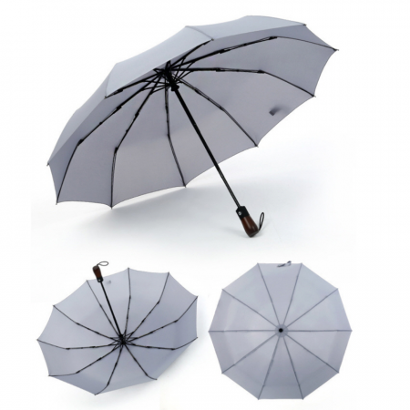 EL 로얄 원목손잡이 자동 3단우산 BAH147 #2
