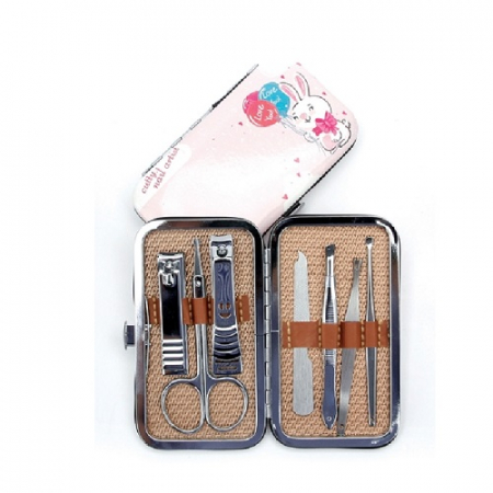 토끼 부엉이 사각 타원 미용세트 7P 스마일 #2