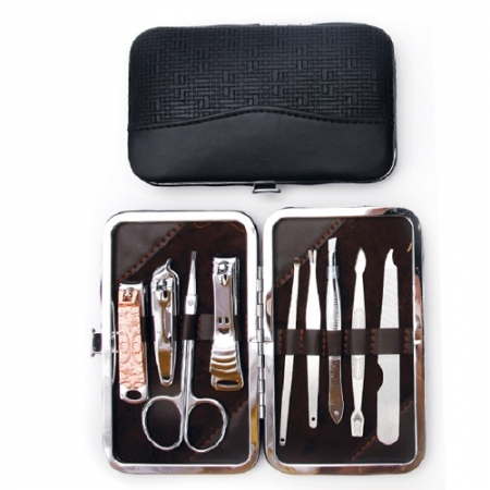 사각 미용 네일세트 9P (고급 금색 손톱깍이) #3