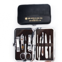 사각 실버 미용 네일세트 9P 스마일