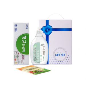 참그린식물500 항균위생백 수세미 3종