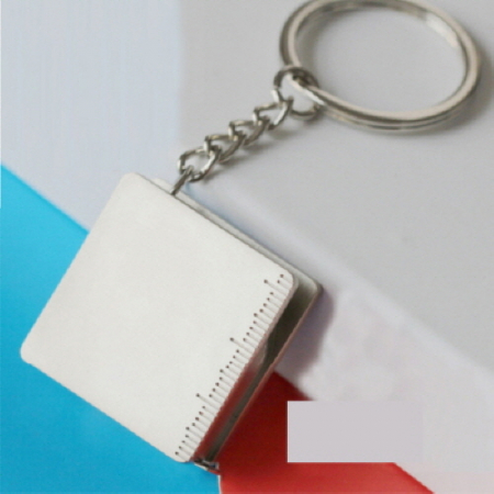 카테크 스틸 알록달록 줄자 키링 CA176 #2