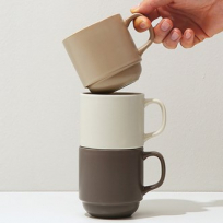 카라멜 조각 머그 280ml (3color)