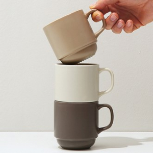 카라멜 조각 머그 280ml (3color)