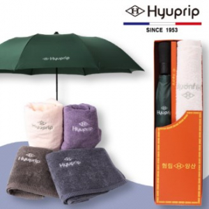 협립 2단 베이직 자동 우산 1P+호텔 170 타올 1P 세트