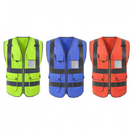 에코라이프 빅포켓 최신 야광 필수 안전조끼 CAH304 #2