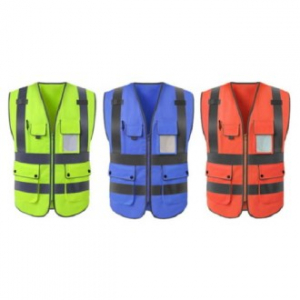 에코라이프 빅포켓 최신 야광 필수 안전조끼 CAH304