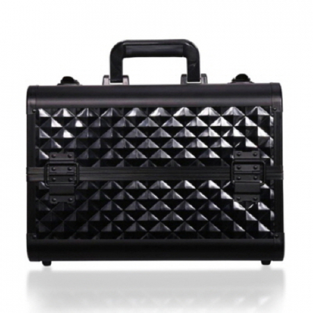 에코라이프 캐리어 하드케이스, 다이아몬드 최신 슬라이딩 타입 메이크업 전문가 가방 알루미늄 하드 케이스 필수 대용량 CAH314 #2