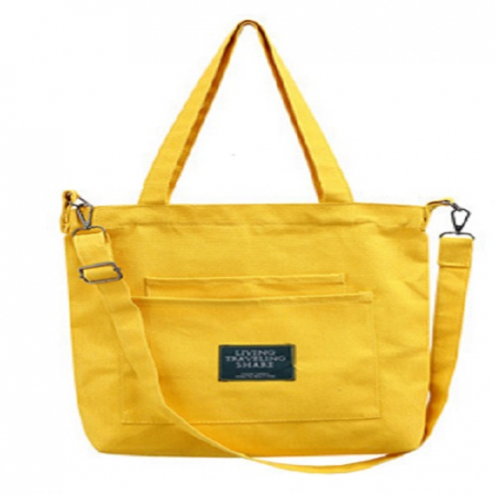 칼라 캔버스 크로스백, 간편한 칼라 데일리백 #2