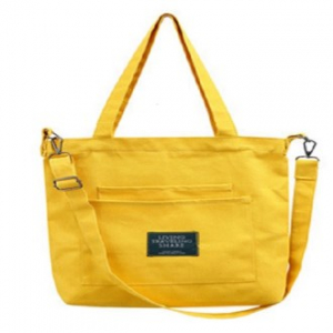 칼라 캔버스 크로스백, 간편한 칼라 데일리백