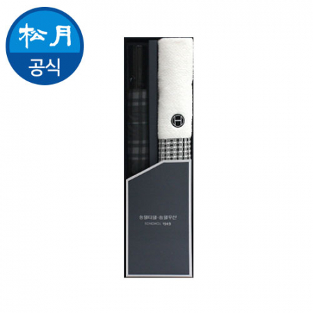송월 타올우산세트 32 (2단 모던체크 우산1 + 호텔컬렉션 통40 타올1) #2
