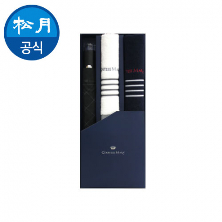 송월 타올우산세트 10 (CM 2단 다이아라인 우산1 + CM 포라인40 타올2) #2