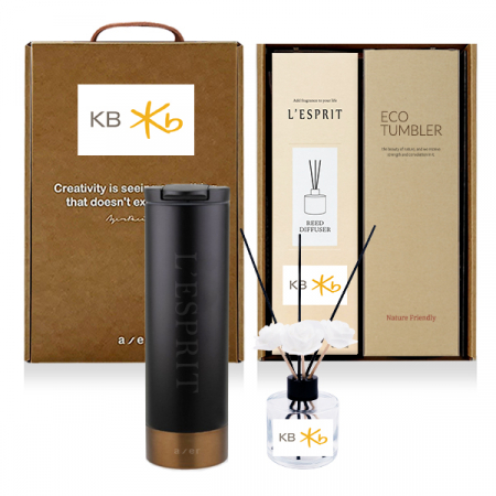 레스쁘리 고급 디퓨저 세트 R (디퓨저 120ml + 벅스로얄 텀블러 500ml) #3