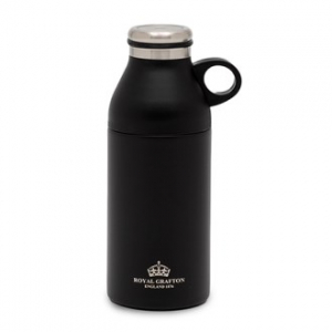 영국R 보온, 보냉 커피잔 텀블러 330ml 블랙