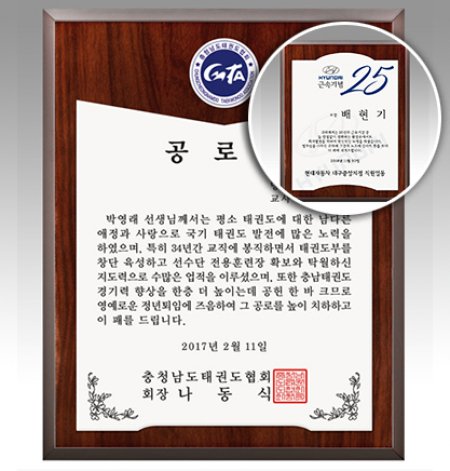 감사패 회사공로패 [NA031-032] WSGD #2
