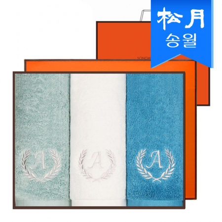 [송월타올] 항균 에이스 타올 170g 3매 선물세트 (쇼핑백) s #2
