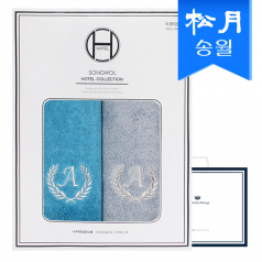 [송월타올] 항균 에이스 타올 170G 2매 선물세트 (쇼핑백) s