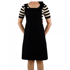 단색 앞치마- 검정