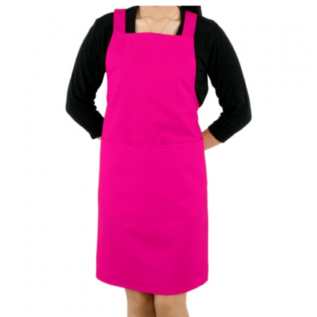단색 앞치마- 핫핑크 #2