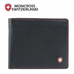 몽크로스 MSW3030BK 반지갑 오플 레드