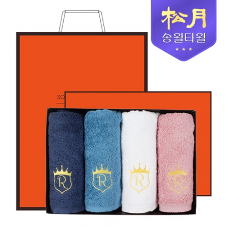 [송월타올] 로얄클래스 R80 4P 타올세트, 세면타올 #2