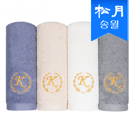 [송월타올] 카이저 40수 코마사 타올 160g 3매 선물세트 (쇼핑백) s #2