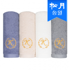 [송월타올] 카이저 40수 코마사 타올 160g 3매 선물세트 (쇼핑백) s