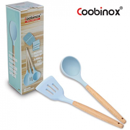 [쿠비녹스]실리콘 조리도구 2종세트(국자,뒤집게) #2
