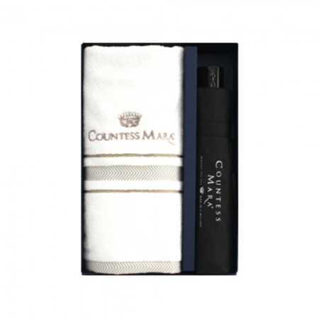 송월 우산 수건 콤보세트 CM 3단 폰지 1개 #2