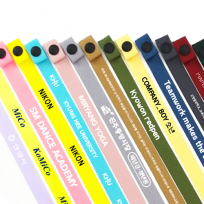 [국산 인쇄내지 제작] 고급 스냅 단추형 마스크 스트랩 마스크 목걸이