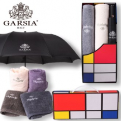 가르시아 2단 심플우산1P+협립 호텔170 타올2P- 세트
