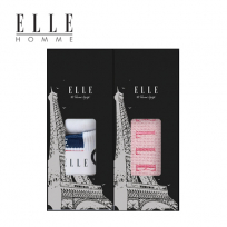 [ELLE] 엘르 골프 스포츠 양말 1족 + 20 와플 스포츠타올 1매 세트