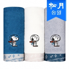 [송월타올] 스누피 스페이스 세면 타올 s