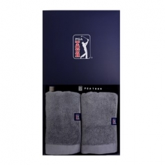 PGA 3단 수동 리플렉티브 우산 + 260g 면사 타올 2P세트 ( 미니 )