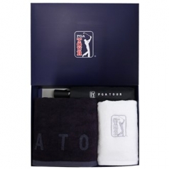 PGA 3단 완전자동 리플렉티브 우산 + 바스 + 190g 호텔타올 1P세트 (소)