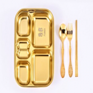 유아용 골드 식판