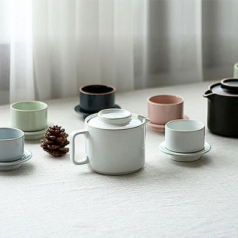 [국산] 물망초 다기 6P 세트