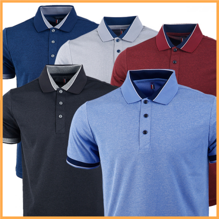 카치온 투톤 배색 카라티 5종 UN #3