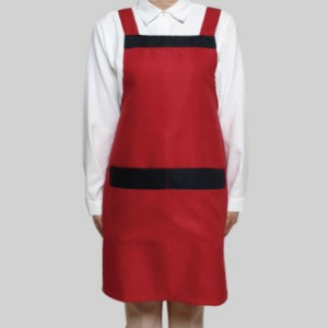 앞치마- 빨강 포인트 (H형)