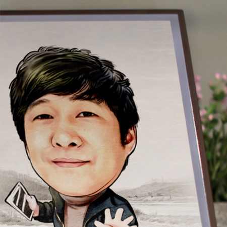 캐리커쳐 상패 감사패 재직기념패 공로기념패 #5