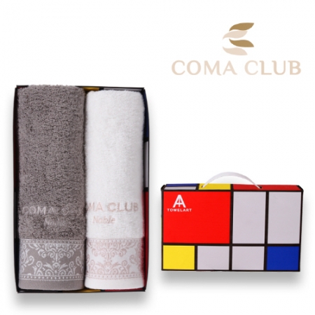 코마 클럽 노블 세면 타올 2P세트 #2