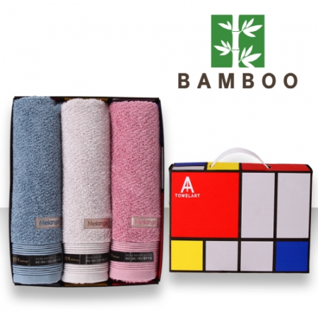 뱀부 멜란지 세면 타올 3P세트 #2